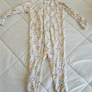 Magnetic Me Multicolor Bicycle Print Kids Footie